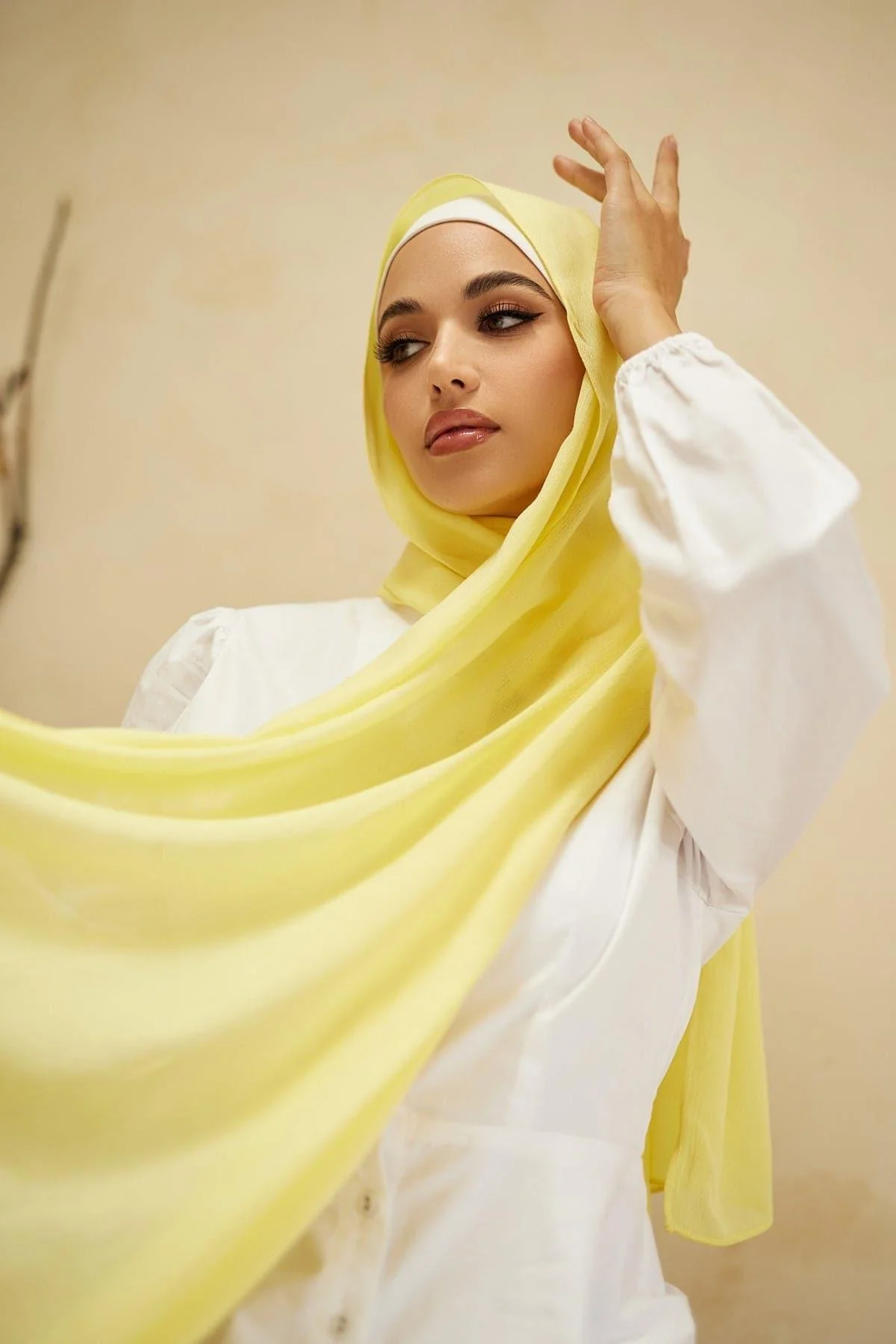 Patterned Jersey Hijab - Image 2