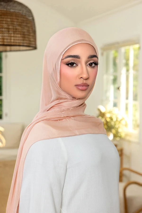 Patterned Jersey Hijab - Image 4